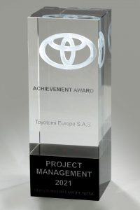 Trophée de l'ABM Toyota pour Project Management 2021